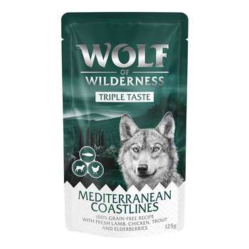 tests-Wolf of Wilderness Adult Triple Taste Mediterranean Coastlines - Lamm, Huhn, Forelle-Bild