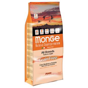 tests-Monge Superpremium Grain Free All Breeds Ente & Kartoffel-Bild