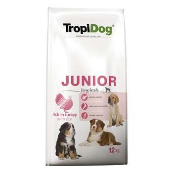 tests-Tropidog Junior Large Truthahn & Reis-Bild