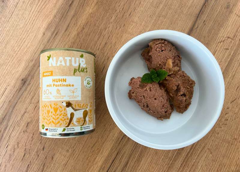 Das NATURplus NF von oben in einer Schüssel