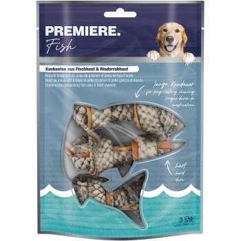 tests-Premiere Kauknochen Fisch- & Rinderrohhaut-Bild