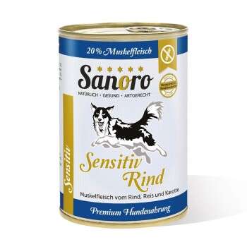 tests-Sanoro Sensitiv Rind mit BIO-Gemüse --Bild