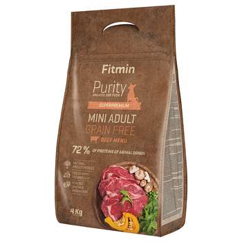 tests-Fitmin dog Purity Adult Mini Getreidefrei Rind-Bild