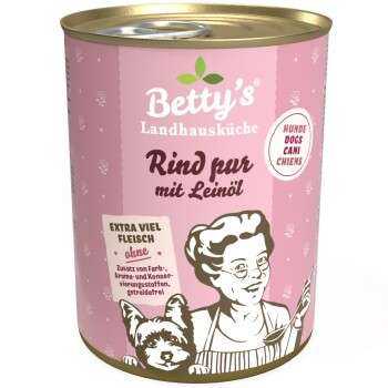 tests-Betty's Landhausküche Rind pur mit Leinöl für Hund-Bild