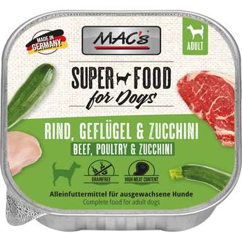 tests-MAC's Dog Rind, Geflügel & Zucchini-Bild