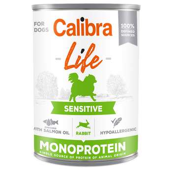 tests-Calibra Dog Life Adult - Sensitive Kaninchen-Bild