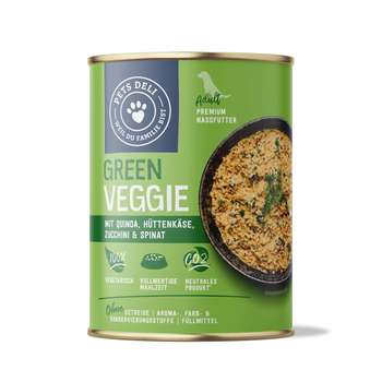 tests-Pets Deli "Green Veggie" Quinoa mit Hüttenkäse, Zucchini und Spinat-Bild