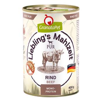 tests-GranataPet Liebling’s Mahlzeit Rind PUR-Bild