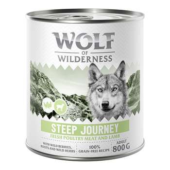 tests-Wolf of Wilderness Adult - Mit viel frischem Geflügel - Steep Journey - Geflügel mit Lamm-Bild