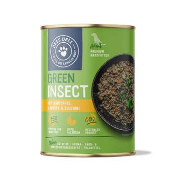 tests-Pets Deli "Green Insect" Kartoffel mit Karotte und Zucchini-Bild