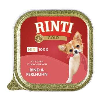 tests-Rinti Gold Mini Rind & Perlhuhn-Bild