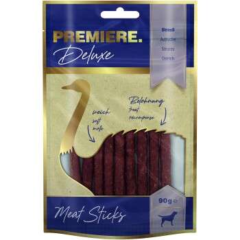 tests-Premiere Snack it Meat Sticks Strauß-Bild