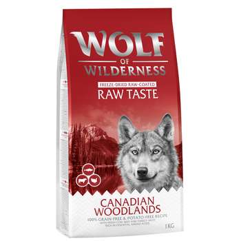 tests-Wolf of Wilderness Canadian Woodlands Rind, Kabeljau & Truthahn - getreidefrei-Bild