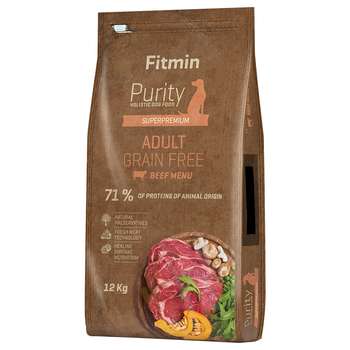 tests-Fitmin dog Purity Adult Getreidefrei Rind-Bild