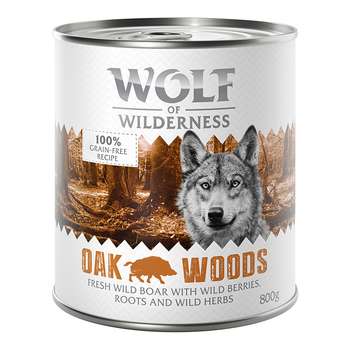 tests-Wolf of Wilderness Adult - Monoprotein Rezeptur - Oak Woods - Wildschwein-Bild