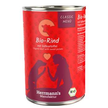 tests-Herrmann's Manufaktur Classic Bio-Menü - Bio-Rind mit Bio-Süßkartoffeln-Bild