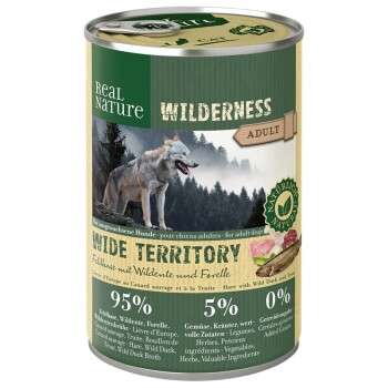 tests-REAL NATURE WILDERNESS Adult Wide Territory Feldhase mit Wildente und Forelle-Bild