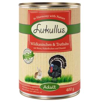 tests-Lukullus  Naturkost - Adult Wildkaninchen & Truthahn-Bild