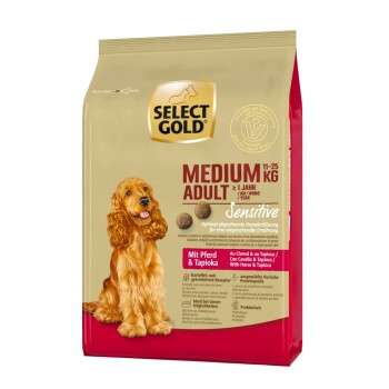 tests-SELECT GOLD Sensitive Adult Medium Pferd & Tapioka-Bild