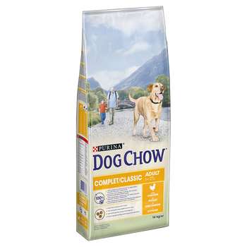 tests-Dog Chow PURINA Complet/Classic mit Huhn-Bild