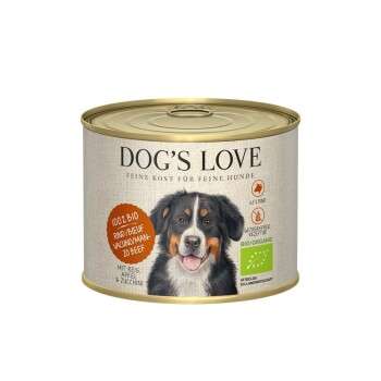 tests-Dog's Love BIO Rind mit Reis, Apfel & Zucchini-Bild