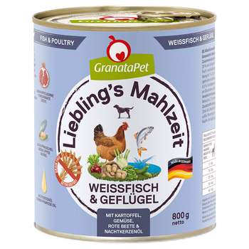 tests-GranataPet Liebling's Mahlzeit - Weißfisch & Geflügel-Bild