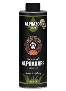 tests-ALPHAZOO Alpha Barf Futteröl für Hunde & Katzen I Omega 3 6 9 zum Barfen-Bild