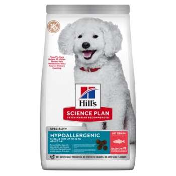 tests-Hills Hill's Science Plan Hypoallergenic Adult Small & Mini Lachs-Bild