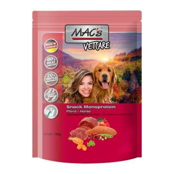 tests-MAC's Hund Adult Mono Snack Pferd-Bild