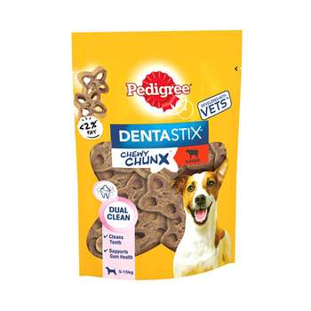 tests-Pedigree Dentastix Chewy Chunx Mini Hundesnacks mit Rind-Bild