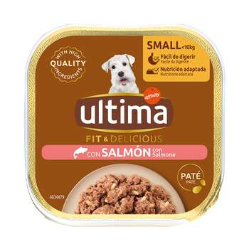 tests-Ultima Fit & Delicious Paté Mini Hund - Lachs-Bild