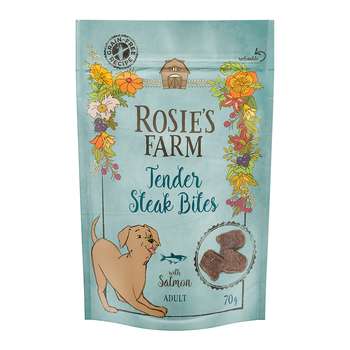 tests-Rosie‘s Farm Snacks Adult Tender Steak Bites Lachs-Bild