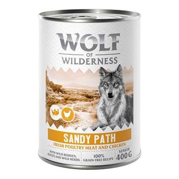 tests-Wolf of Wilderness Senior - Mit viel frischem Geflügel - Sandy Path - Geflügel mit Huhn-Bild