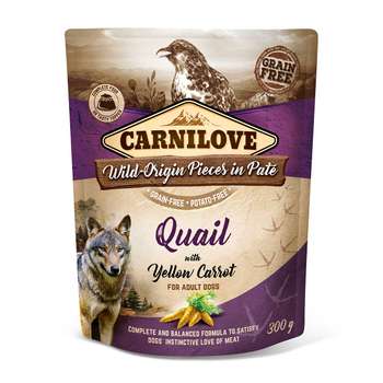 tests-Carnilove Dog Pouch Paté - Quail with Yellow Carrot-Bild