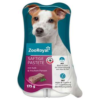 tests-ZooRoyal Saftige Pastete mit Kalb & frischem Pansen-Bild