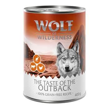 tests-Wolf of Wilderness The Taste Of Taste Of The Outback - Huhn, Rind, KÄNGURU-Bild