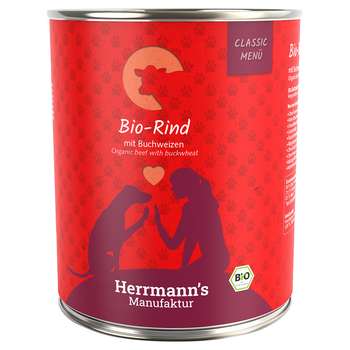 tests-Herrmann's Manufaktur Classic Bio-Menü - Bio-Rind mit Bio-Buchweizen-Bild