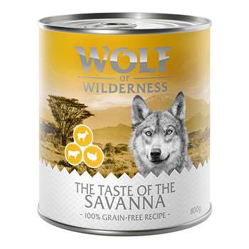 tests-Wolf of Wilderness The Taste Of The Savanna - Pute, Rind, ZIEGE-Bild