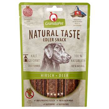 tests-GranataPet Natural Taste Edler Snack - Hirsch-Bild