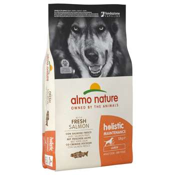 tests-Almo Nature Holistic Large Huhn & Reis/ Lachs & Reis-Bild