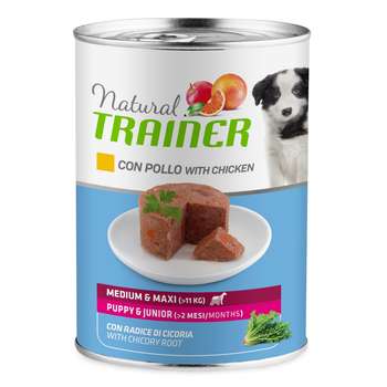 tests-Natural Trainer Medium & Maxi Puppy & Junior Huhn-Bild