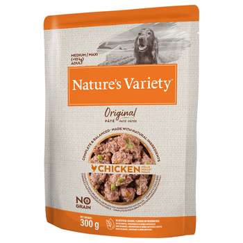 tests-Nature's Variety Original Paté No Grain Medium/Maxi Adult - Huhn-Bild