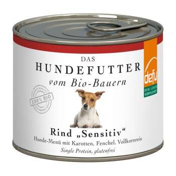 tests-Defu Hunde-Menü sensitiv Rind-Bild