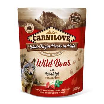 tests-Carnilove Dog Pouch Paté - Wild Boar with Rosehips-Bild