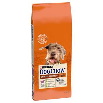 tests-Dog Chow PURINA Senior Lamm-Bild