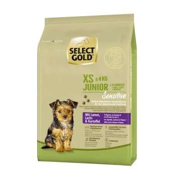 tests-SELECT GOLD Sensitive XS Junior Lamm/Lachs/Kartoffel-Bild