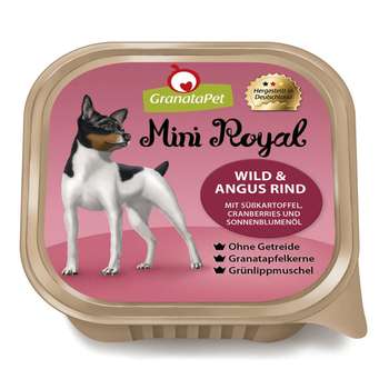 tests-GranataPet Mini Royal Wild & Angus Rind-Bild