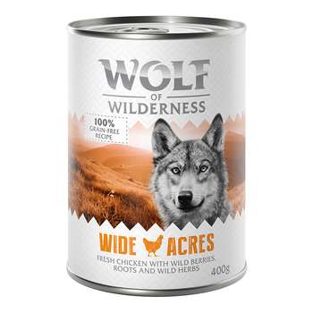 tests-Wolf of Wilderness Adult - Monoprotein Rezeptur - Wide Acres - Huhn-Bild