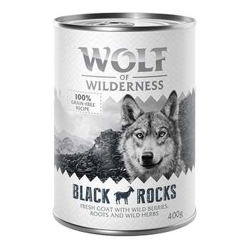 tests-Wolf of Wilderness Adult - Monoprotein Rezeptur - Black Rocks - Ziege-Bild