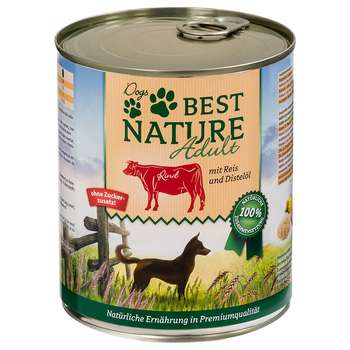 tests-Best Nature Dog Adult - Rind, Reis & Distelöl-Bild